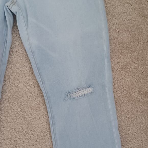 LOFT Girlfriend Mid-Rise Curvy Fit Jeans Light Indigo Size 29 - Picture 7 of 12